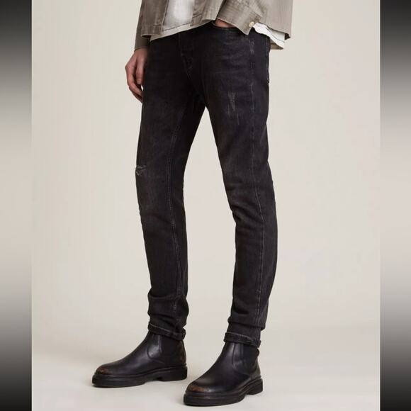 All Saints Rex Slim Straight Jeans - Picture 1 of 6